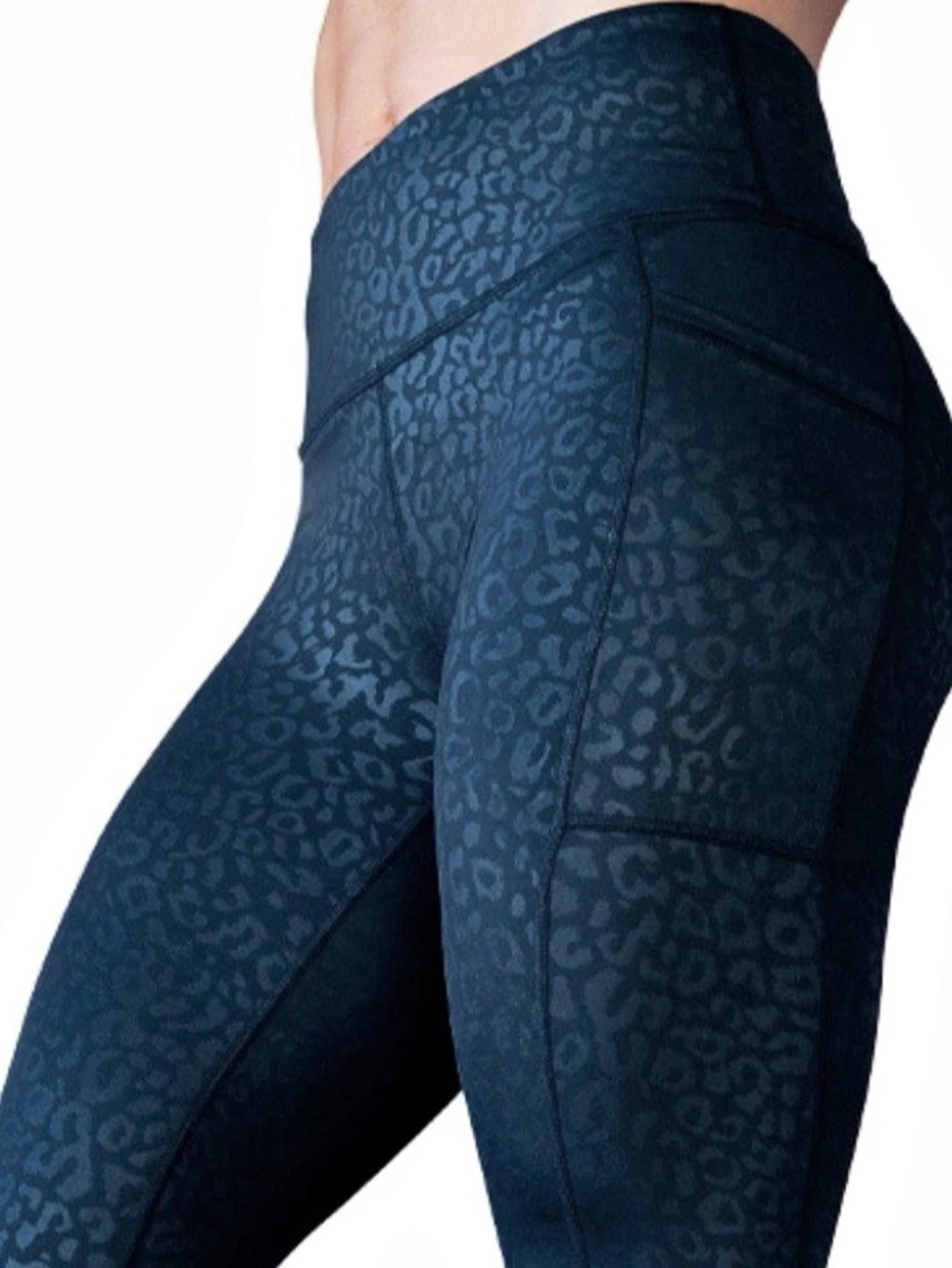 Constantly Varied Gear CVG Black Leopard Capri Leggings Medium